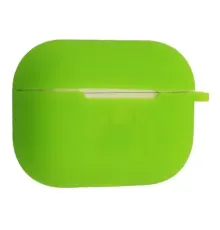 Чохол для AirPods PRO 2 силіконовий LOGO 2в1(+ карабин) тех.пак Party green mag-2000001606353138392