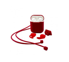 Чохол для навушників XO Lightning AirPods Silicone earphone cover Червоний mag-692068086542019088