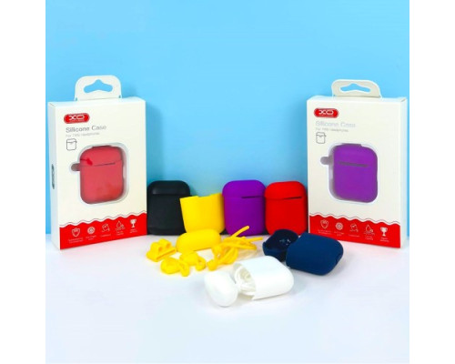 Чохол для навушників XO Lightning AirPods Silicone earphone cover Червоний mag-692068086542019088