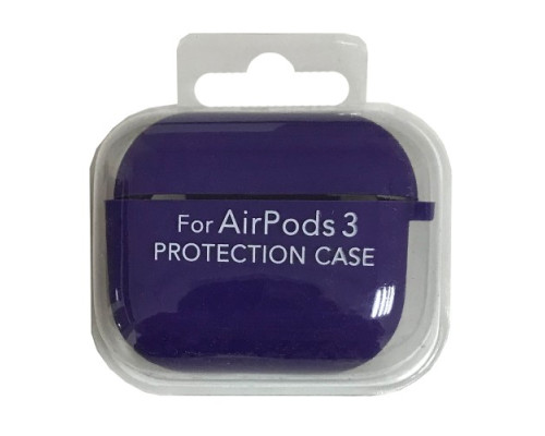Чохол для AirPods 3 SILICONE CASE/MICROFIBER Violet mag-200000137082799814