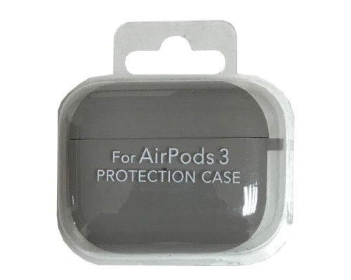 Чохол для AirPods 3 SILICONE CASE/MICROFIBER Grey mag-2000001370940138066