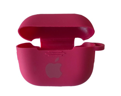 Чохол для AirPods 3 SILICONE CASE Rose red mag-2000001379684101618