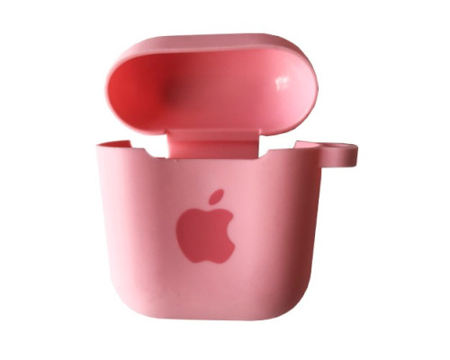 Чохол для AirPods SILICONE CASE Light pink mag-200000130043516341
