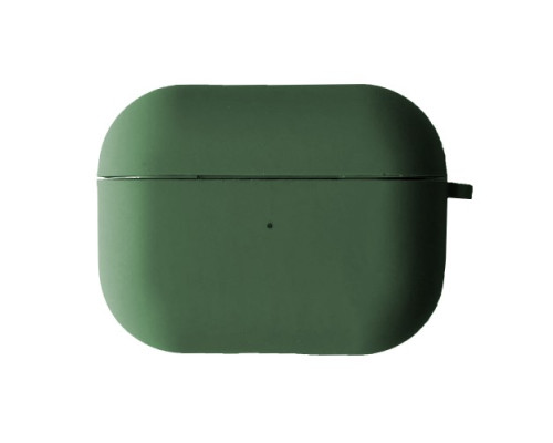 Чохол для AirPods PRO SILICONE CASE/MICROFIBER Dark green mag-2000001320488139241
