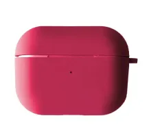 Чохол для AirPods PRO SILICONE CASE/MICROFIBER Rose red mag-2000001320655146302