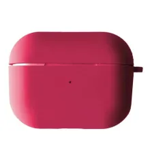 Чохол для AirPods PRO SILICONE CASE/MICROFIBER Rose red mag-2000001320655146302