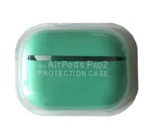 Чохол для AirPods PRO 2 SILICONE CASE/MICROFIBER Mint mag-2000001431344146312