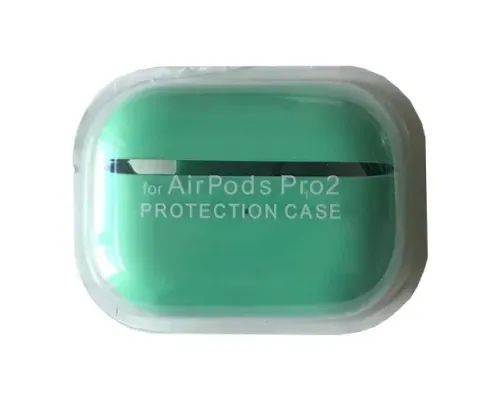 Чохол для AirPods PRO 2 SILICONE CASE/MICROFIBER Mint mag-2000001431344146312