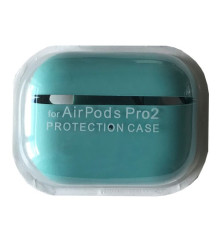 Чохол для AirPods PRO 2 SILICONE CASE/MICROFIBER Light blue mag-200000143135139289