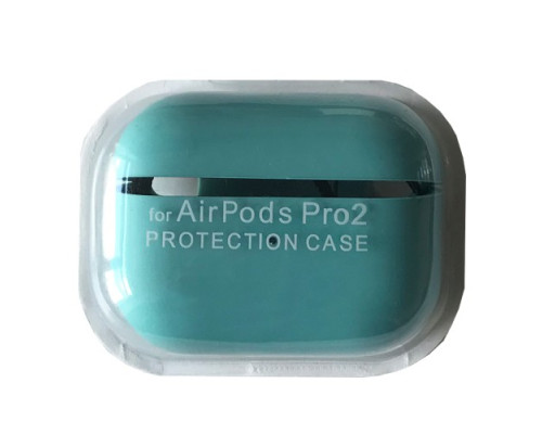 Чохол для AirPods PRO 2 SILICONE CASE/MICROFIBER Light blue mag-200000143135139289