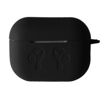 Чохол для AirPods PRO 2 силіконовий LOGO 2в1(+ карабин) тех.пак Black mag-2000001432655138350