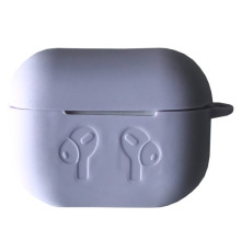 Чохол для AirPods PRO 2 силіконовий LOGO 2в1(+ карабин) тех.пак Lavander mag-2000001432839138360