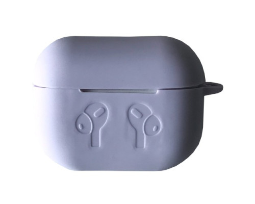 Чохол для AirPods PRO 2 силіконовий LOGO 2в1(+ карабин) тех.пак Lavander mag-2000001432839138360