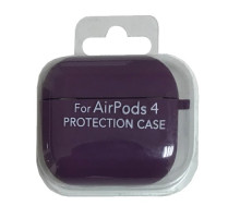 Чохол для AirPods 4 SILICONE CASE/MICROFIBER Purple mag-2000001553725138080