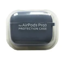 Чохол для AirPods PRO 3 SILICONE CASE/MICROFIBER Lavander mag-2000001641033144599