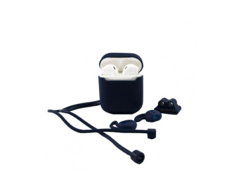 Чохол для навушників XO Lightning AirPods Silicone earphone cover Синій mag-692068086543719089