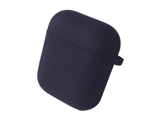 Чохол для AirPods 1/2 SILICONE CASE/MICROFIBER Elderberry mag-2000001450147103790