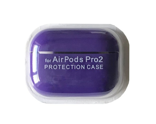 Чохол для AirPods PRO 2 SILICONE CASE/MICROFIBER Violet mag-200000143128359454