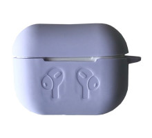 Чохол для AirPods PRO 2 силіконовий LOGO 2в1(+ карабин) тех.пак Lilac mag-2000001432846138361