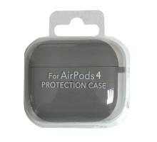Чохол для AirPods 4 SILICONE CASE/MICROFIBER Grey mag-2000001553817131890