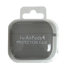 Чохол для AirPods 4 SILICONE CASE/MICROFIBER Grey mag-2000001553817131890