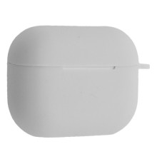 Чохол для AirPods PRO силіконовий SLIM (+ Карабин) тех.пак Light grey mag-200000152108329637