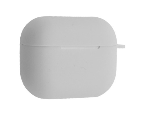 Чохол для AirPods PRO силіконовий SLIM (+ Карабин) тех.пак Light grey mag-200000152108329637