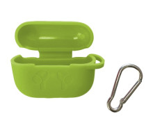 Чохол для AirPods PRO силіконовий LOGO 2в1(+ карабин) тех.пак Mint mag-2000001133545138327