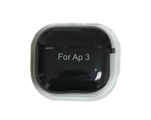 Чохол для AirPods 3 SILICONE CASE/MICROFIBER Black mag-200000137073599805