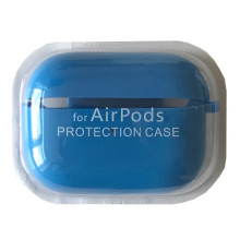 Чохол для AirPods PRO SILICONE CASE/MICROFIBER Blue mag-2000001450154103791