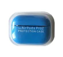 Чохол для AirPods PRO 2 SILICONE CASE/MICROFIBER Blue mag-2000001431412146314