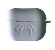 Чохол для AirPods PRO 2 силіконовий LOGO 2в1(+ карабин) тех.пак Pink sand mag-2000001432686138352