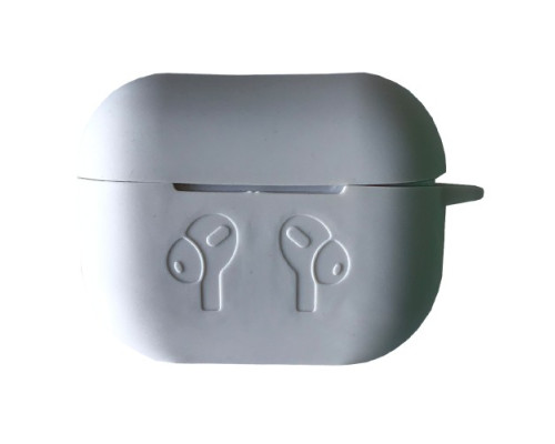 Чохол для AirPods PRO 2 силіконовий LOGO 2в1(+ карабин) тех.пак Pink sand mag-2000001432686138352