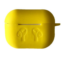 Чохол для AirPods PRO 2 силіконовий LOGO 2в1(+ карабин) тех.пак Yellow mag-200000143272339421