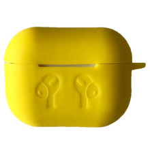 Чохол для AirPods PRO 2 силіконовий LOGO 2в1(+ карабин) тех.пак Yellow mag-200000143272339421