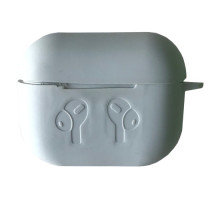 Чохол для AirPods PRO 2 силіконовий LOGO 2в1(+ карабин) тех.пак Grey mag-2000001432853138362