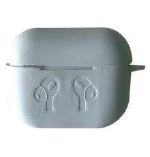 Чохол для AirPods PRO 2 силіконовий LOGO 2в1(+ карабин) тех.пак Grey mag-2000001432853138362
