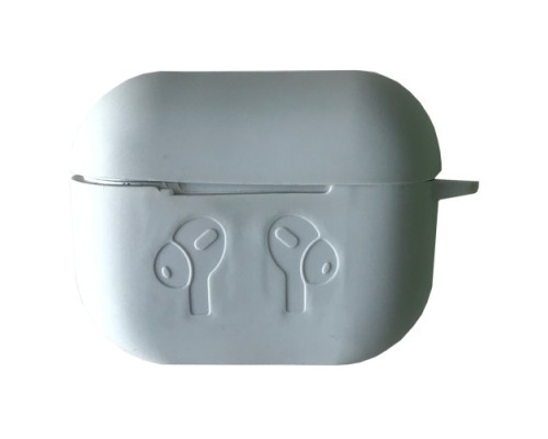 Чохол для AirPods PRO 2 силіконовий LOGO 2в1(+ карабин) тех.пак Grey mag-2000001432853138362