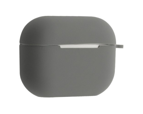 Чохол для AirPods PRO силіконовий SLIM (+ Карабин) тех.пак Grey mag-200000152109029638
