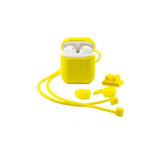 Чохол для навушників XO Lightning AirPods Silicone earphone cover Жовтий mag-692068084234619092