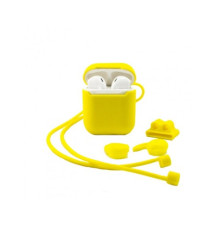 Чохол для навушників XO Lightning AirPods Silicone earphone cover Жовтий mag-692068084234619092