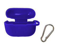 Чохол для AirPods PRO силіконовий LOGO 2в1(+ карабин) тех.пак Blue mag-2000001133576138328