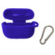 Чохол для AirPods PRO силіконовий LOGO 2в1(+ карабин) тех.пак Blue mag-2000001133576138328
