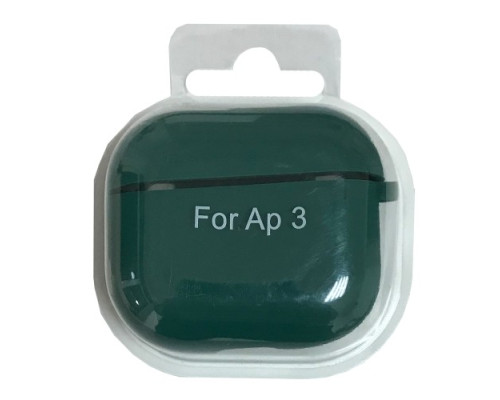 Чохол для AirPods 3 SILICONE CASE/MICROFIBER Dark green mag-200000137074299806