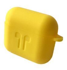 Чохол для AirPods 3 силіконовий 2мм LOGO 2в1(+ карабин) тех.пак Yellow mag-200000137543317196