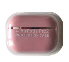 Чохол для AirPods PRO 2 SILICONE CASE/MICROFIBER Pink mag-2000001431252138069