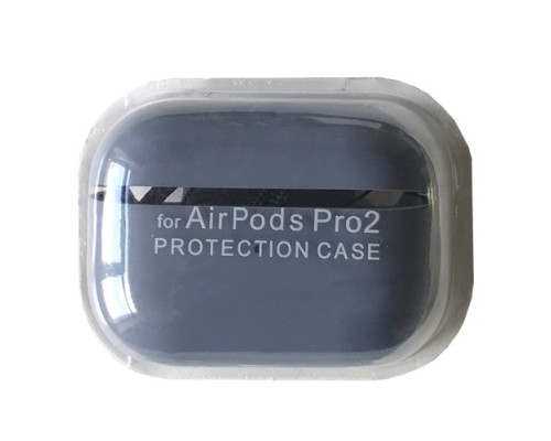 Чохол для AirPods PRO 2 SILICONE CASE/MICROFIBER Lavander mag-200000143140559462
