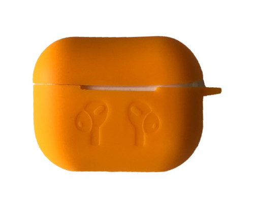 Чохол для AirPods PRO 2 силіконовий LOGO 2в1(+ карабин) тех.пак Orange mag-200000143273039422