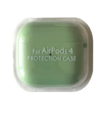 Чохол для AirPods 4 SILICONE CASE/MICROFIBER Pistachio mag-2000001553831131892