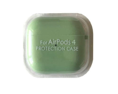Чохол для AirPods 4 SILICONE CASE/MICROFIBER Pistachio mag-2000001553831131892